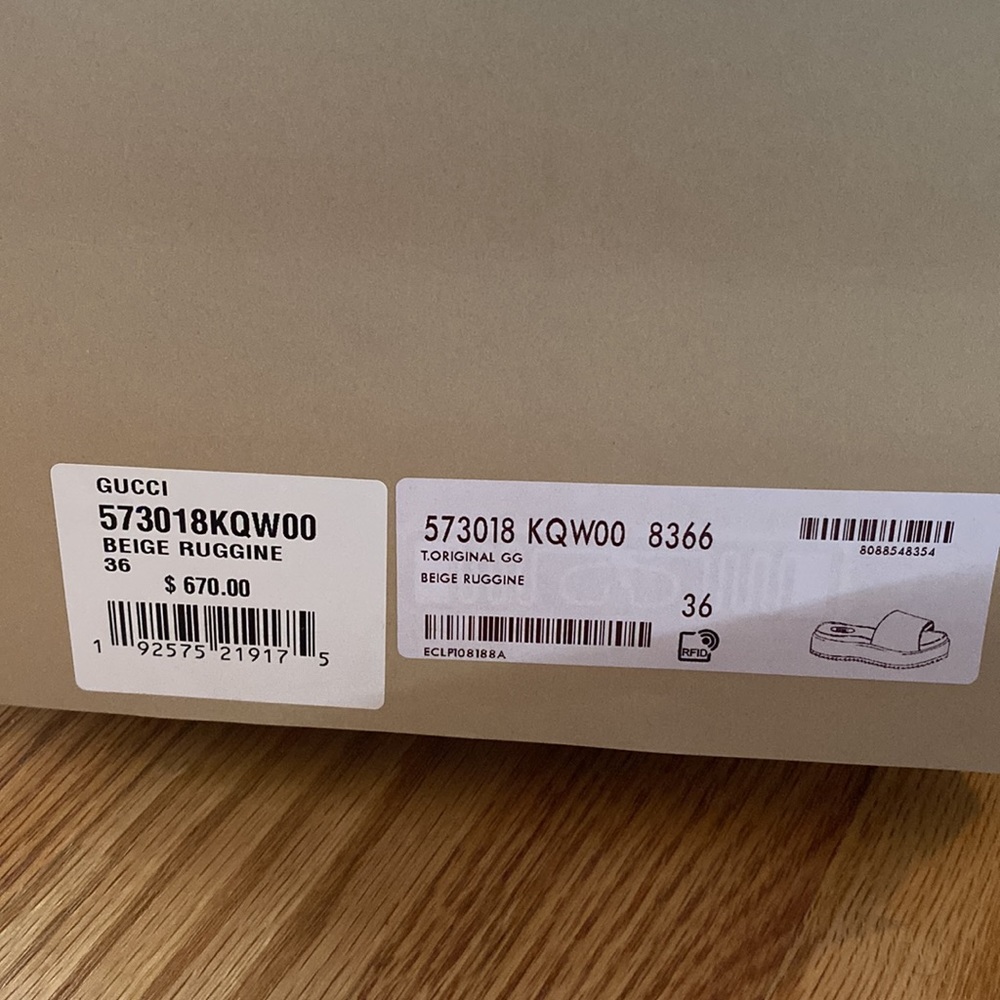 Gucci platform slides from Bloomingdale’s